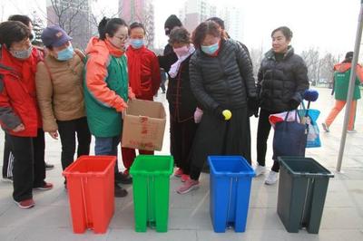 垃圾分类 我们在行动——淄博高新区开展“爱淄博关爱自然”垃圾分类宣传志愿服务活动