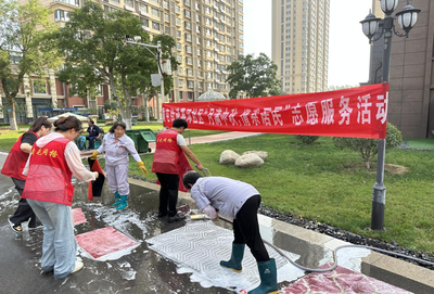 高新区黄屯街道蓼河社区"月满中秋 情系居民"志愿服务活动